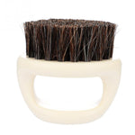 Pennello da barba portatile uomo 3 pezzi in ABS bianco