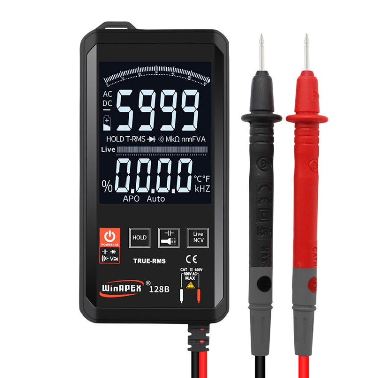 HY128B Ultra-thin Touch Intelligent Digital Multimeter with Reverse Display High Precision Fully Automatic Actual Value Multimeter,HY128B