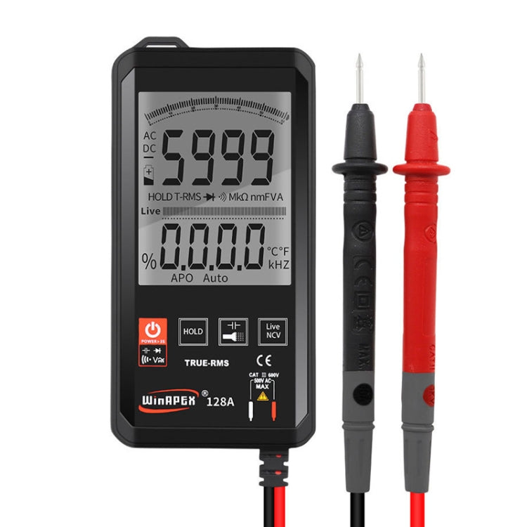 HY128A Ultra-thin Touch Intelligent Digital Multimeter with Conventional Screen Fully Automatic High Precision Actual Value Multimeter,HY128A