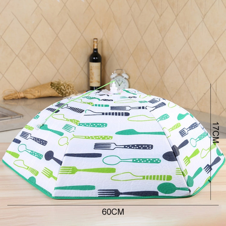 Copertura per alimenti pieghevole Mantieni gli alimenti caldi Copertura in foglio di alluminio, modello di stoviglie blu, dimensioni: 60 * 60 * 17 cm, Size: 60*60*17cm, Blue, Size: 60*60*17cm, Red, Size: 70*70*17cm, Pink, Size: 70*70*17cm, Blue        ...