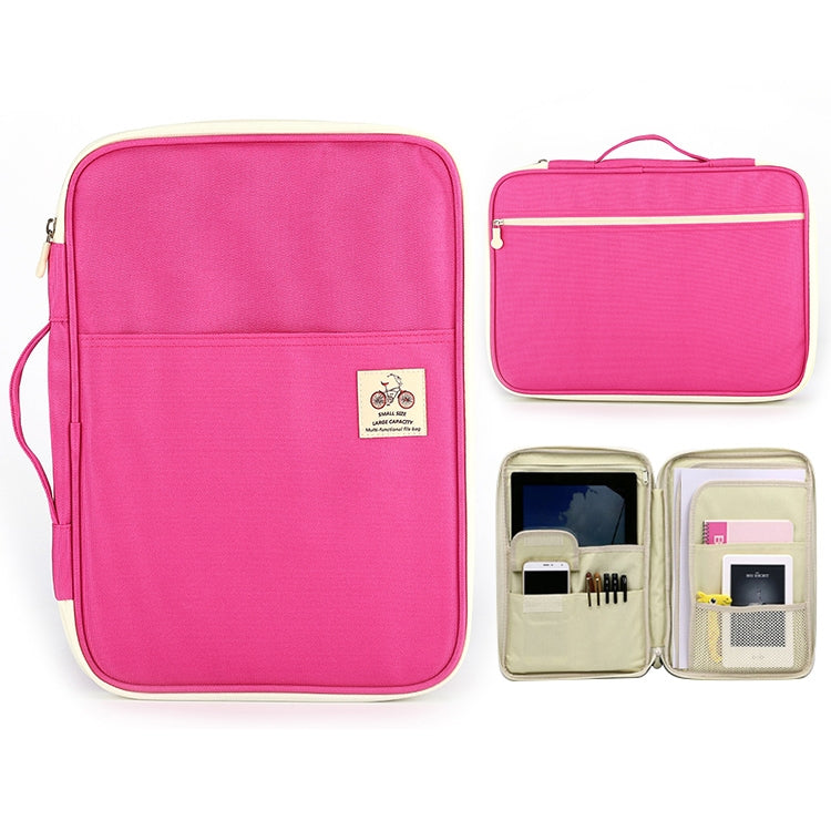 Borsa portadocumenti A4 per cartelle portadocumenti multiuso con cerniera per forniture per ufficio