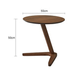 ZH63379 Tavolino rotondo creativo multifunzionale in legno nordico per piccolo appartamento