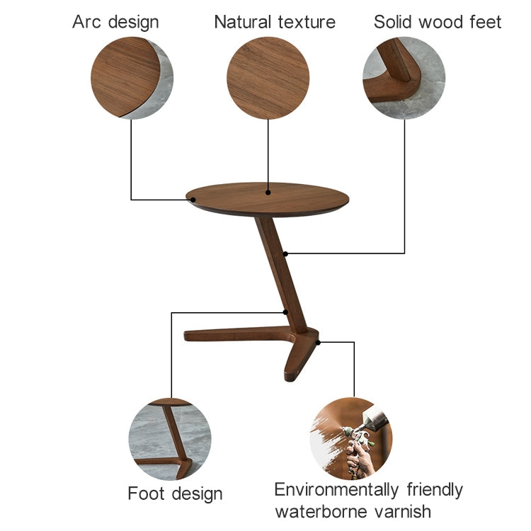 ZH63379 Tavolino rotondo creativo multifunzionale in legno nordico per piccolo appartamento