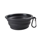 Ciotola da viaggio pieghevole per animali domestici portatile Ciotola da viaggio per cuccioli in silicone per acqua, consegna colore casuale, diametro della ciotola: 13 cm