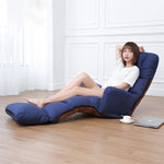 Divano letto singolo reclinabile 99x73x33 cm in tessuto