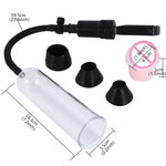 Pompa per vuoto per estensore maschile in ABS e silicone