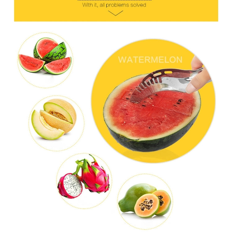 Taglierina creativa in acciaio inossidabile per frutta anguria e melone, Watermelon  Cutter