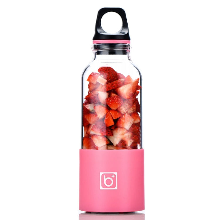 Bingo 500 ml Mini portatile USB ricaricabile spremiagrumi elettrico tazza spremiagrumi frullatore, 22000 giri al minuto, 2 Blade Head Pink, 2 Blade Head Green, 2 Blade Head Blue, 2 Blade Head Purple, 2 Blade Head Red