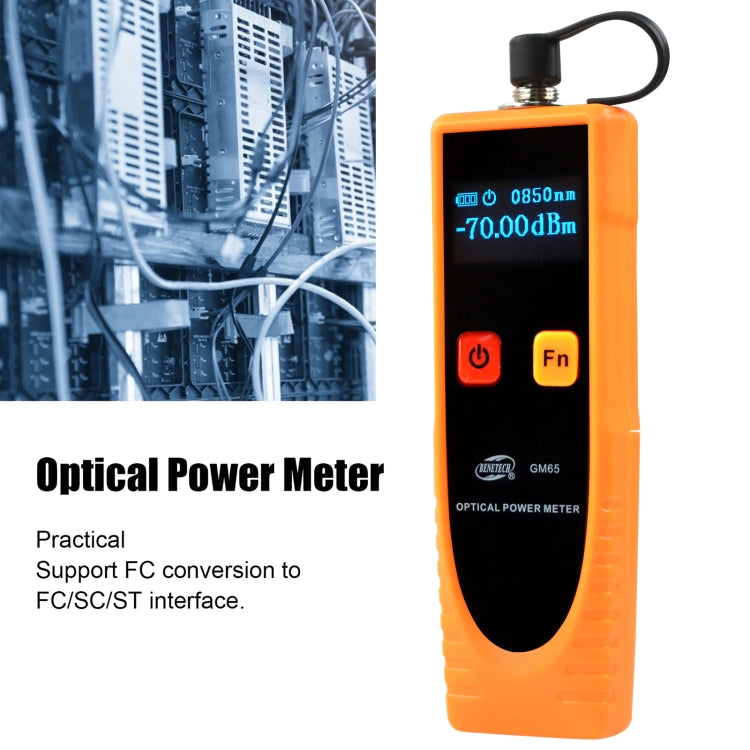 BENETECH GM65 Optical Power Meter Light Source Power Tester