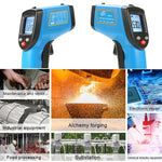 BENETECH GM531 Termometro portatile da cucina Termometro digitale a infrarossi, Campo di misura: -50~530 C, GM531