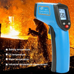 BENETECH GM531 Termometro portatile da cucina Termometro digitale a infrarossi, Campo di misura: -50~530 C, GM531