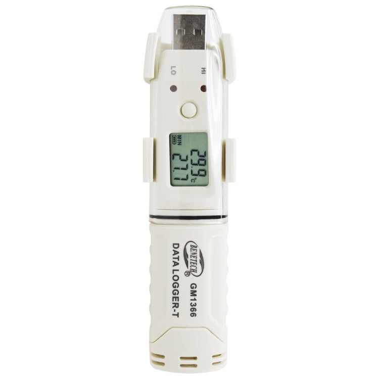 BENETECH GM1366 Misuratore digitale di temperatura e umidità USB con allarme, GM1366