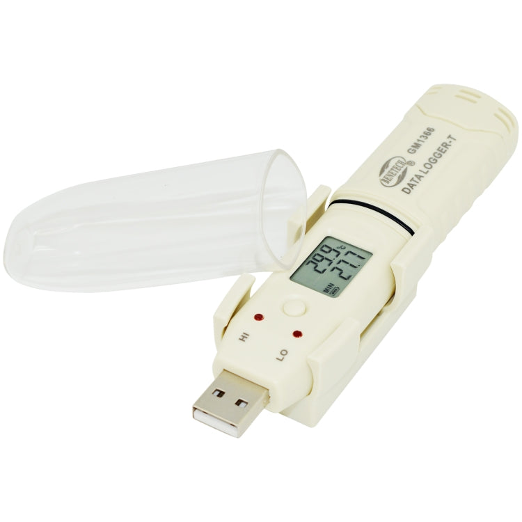 BENETECH GM1366 Misuratore digitale di temperatura e umidità USB con allarme, GM1366