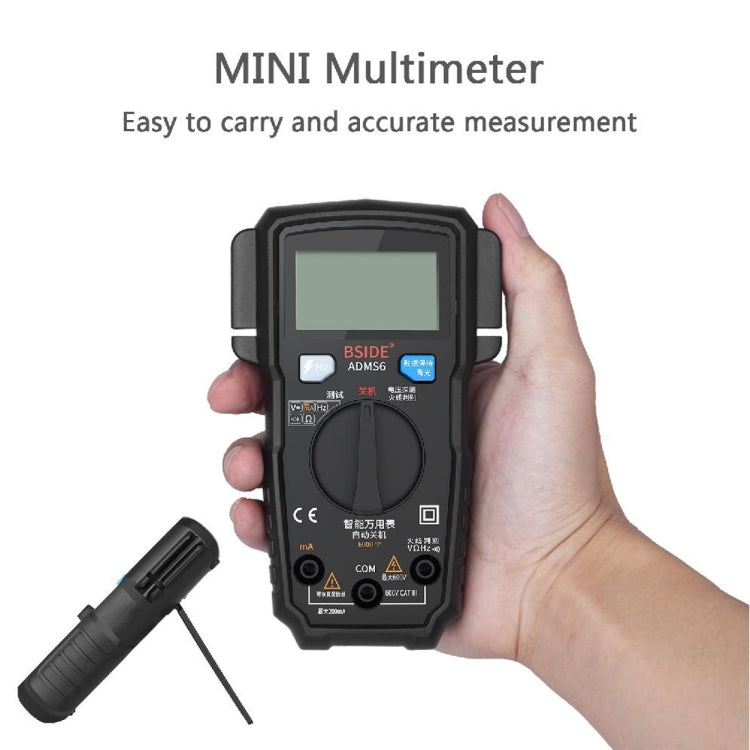 Multimetro digitale BSIDE ADMS6 automatico compatto