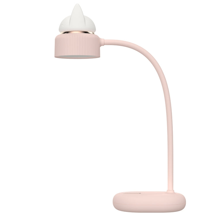 Lampada da notte da scrivania a LED con design a doppia sorgente luminosa a forma di gatto, supporta 3 controlli di luminosità