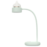 Lampada da notte da scrivania a LED con design a doppia sorgente luminosa a forma di gatto, supporta 3 controlli di luminosità