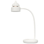 Lampada da notte da scrivania a LED con design a doppia sorgente luminosa a forma di gatto, supporta 3 controlli di luminosità