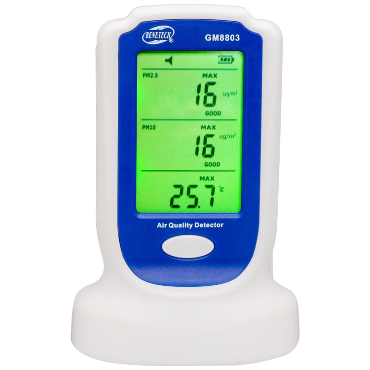 BENETECH GM8803 Rilevatore di qualità dell'aria interna domestica Tester di foschia e smog PM2.5 Analizzatori di gas PM10