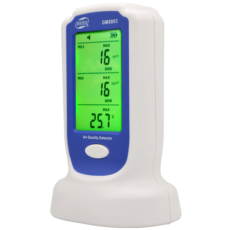 BENETECH GM8803 Rilevatore di qualità dell'aria interna domestica Tester di foschia e smog PM2.5 Analizzatori di gas PM10