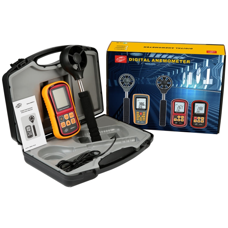 Anemometro digitale BENETECH GM8901+ con display LCD