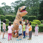 Costume gonfiabile dinosauro adulto con ventola 2,2 m