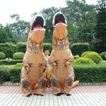 Costume gonfiabile dinosauro adulto con ventola 2,2 m