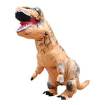Costume gonfiabile dinosauro adulto con ventola 2,2 m