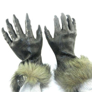 1 paio di guanti da lupo in lattice con decorazione di Halloween, puntelli per guanti in maschera per feste di festival di Halloween, Wolf Gloves