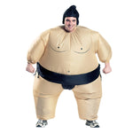 Costume da Sumo gonfiabile per adulti Costumi da lottatore di vestiti gonfiati di carnevale di festival di Natale di Halloween, Adult Inflatable