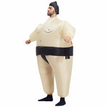 Costume da Sumo gonfiabile per adulti Costumi da lottatore di vestiti gonfiati di carnevale di festival di Natale di Halloween, Adult Inflatable