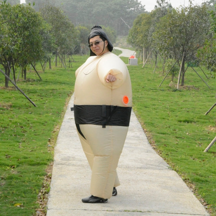 Costume da Sumo gonfiabile per adulti Costumi da lottatore di vestiti gonfiati di carnevale di festival di Natale di Halloween, Adult Inflatable