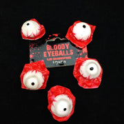 5 in 1 Halloween Horror Props April Fool Day Party Prop Decorazione di parti del corpo Palline oculari insanguinate, Bloody Eye