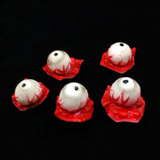 5 in 1 Halloween Horror Props April Fool Day Party Prop Decorazione di parti del corpo Palline oculari insanguinate, Bloody Eye