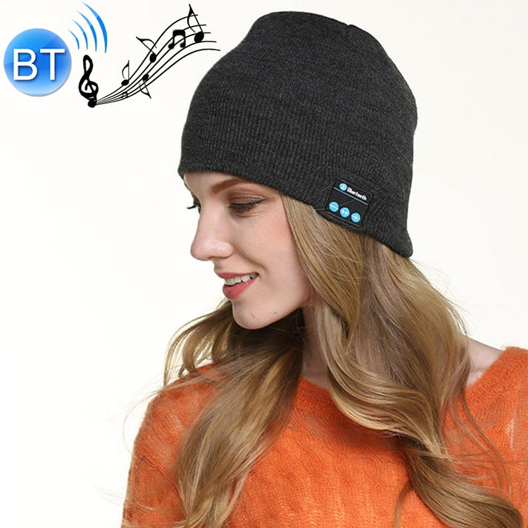 Cappello lavorato a maglia caldo con musica per chiamate wireless Bluetooth 5.0