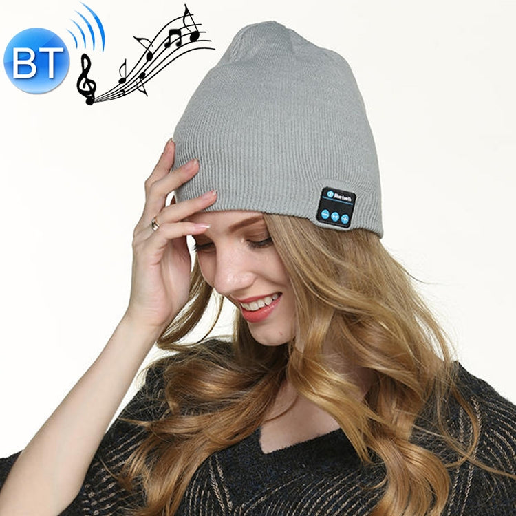 Cappello lavorato a maglia caldo con musica per chiamate wireless Bluetooth 5.0