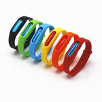 20 pezzi di braccialetti repellenti in silicone antizanzare con fibbia, anti-insetti, adatti a bambini e adulti, lunghezza: 23 cm, consegna colore casuale, 20 PCS