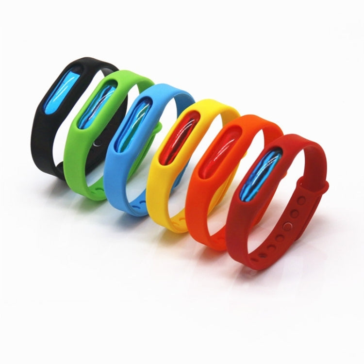 5 pezzi di braccialetti repellenti in silicone antizanzare con fibbia, anti-insetti, adatti a bambini e adulti, lunghezza: 23 cm, consegna colore casuale, 5 PCS