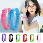 5 pezzi di braccialetti repellenti in silicone antizanzare con fibbia, anti-insetti, adatti a bambini e adulti, lunghezza: 23 cm, consegna colore casuale, 5 PCS