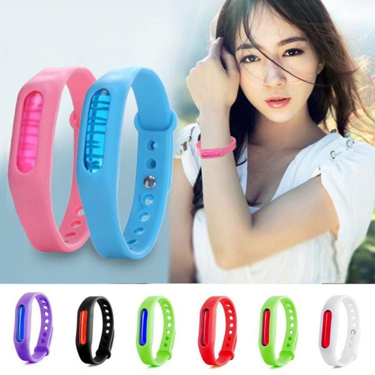 5 pezzi di braccialetti repellenti in silicone antizanzare con fibbia, anti-insetti, adatti a bambini e adulti, lunghezza: 23 cm, consegna colore casuale, 5 PCS