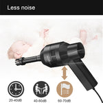 HK-6019A 3,5 W USB portatile potente aspiratore pulitore tastiera computer ugello spazzola collettore polveri kit di pulizia ventosa portatile per la pulizia di PC portatili/animali domestici, lunghezza cavo USB: 1,8 m, DC 5 V (nero)