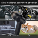 HK-6019A 3,5 W USB portatile potente aspiratore pulitore tastiera computer ugello spazzola collettore polveri kit di pulizia ventosa portatile per la pulizia di PC portatili/animali domestici, lunghezza cavo USB: 1,8 m, DC 5 V (nero)