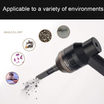 HK-6019A 3,5 W USB portatile potente aspiratore pulitore tastiera computer ugello spazzola collettore polveri kit di pulizia ventosa portatile per la pulizia di PC portatili/animali domestici, lunghezza cavo USB: 1,8 m, DC 5 V (nero)