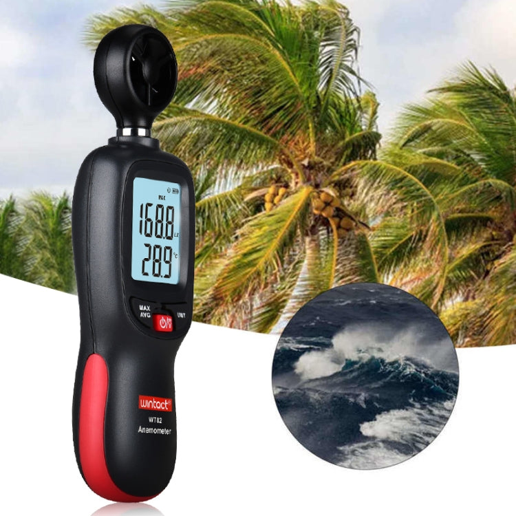 Wintact WT82B Bluetooth anemometro data logger misuratore di velocità dell'aria