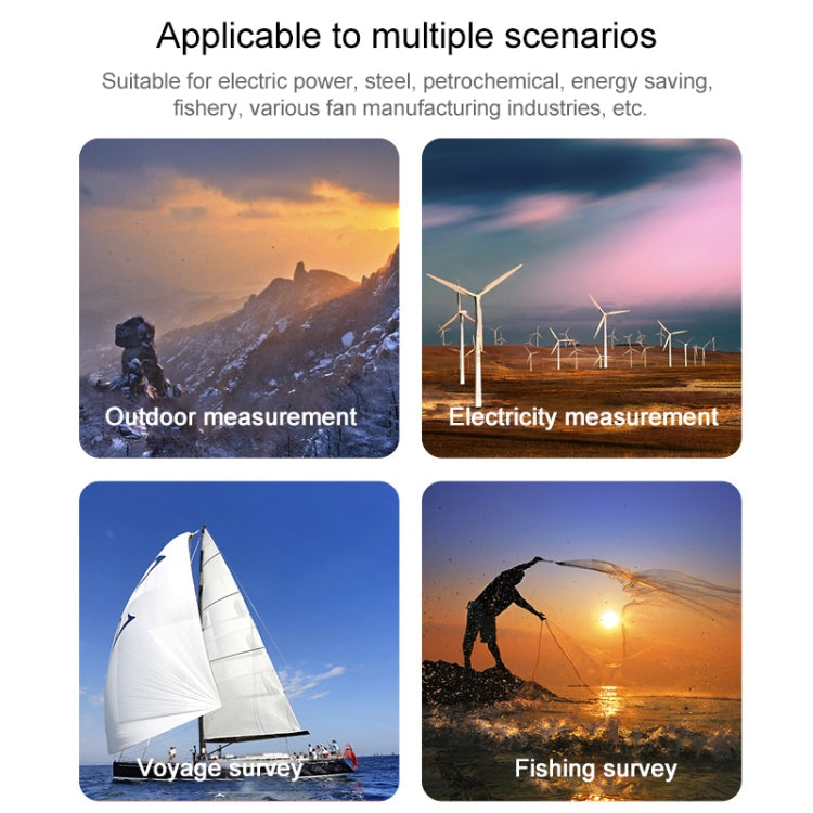 Wintact WT82B anemometro Bluetooth misuratore velocità aria