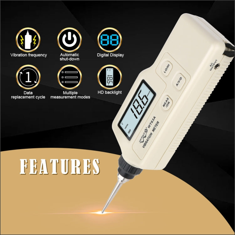 Wintact WT63A Misuratore digitale di vibrazioni