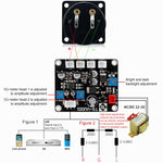 TR-35 VU Meter Misuratore di Livello Audio 6x6 cm