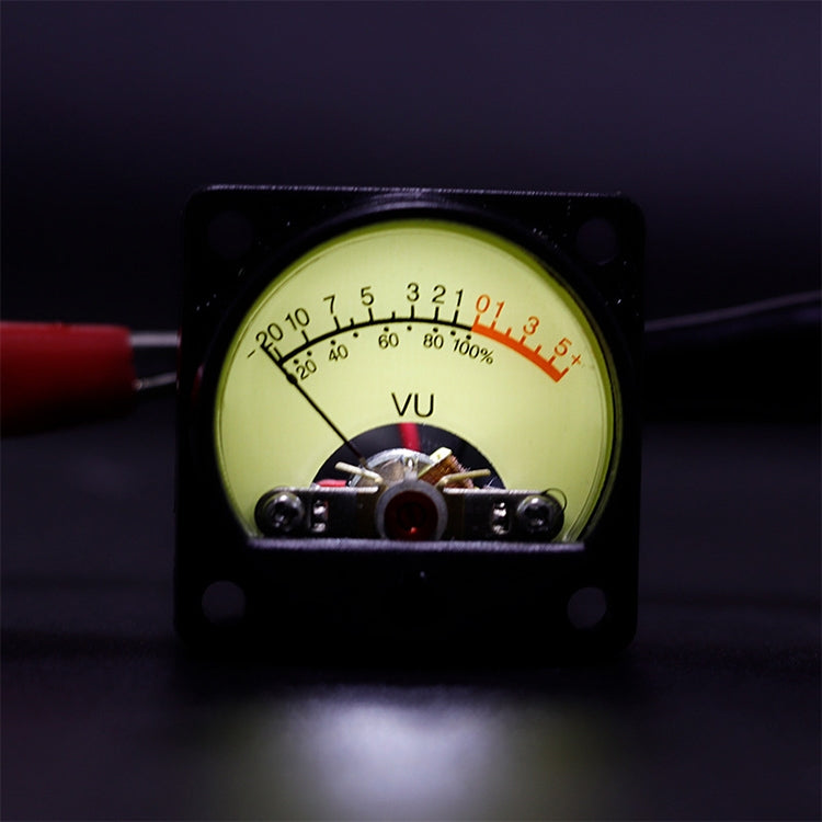 TR-35 VU Meter Misuratore di Livello Audio 6x6 cm