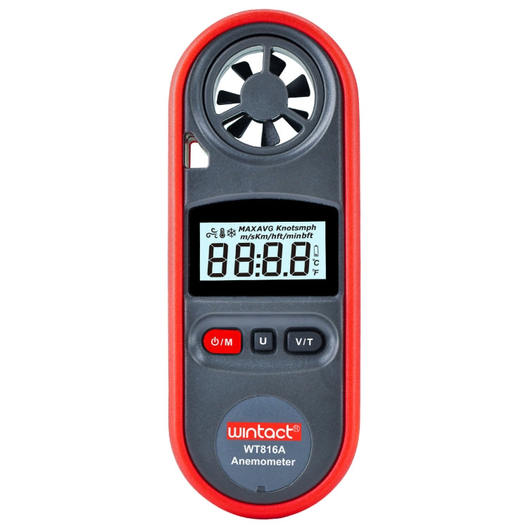 Anemometro termometro digitale Wintact WT816A