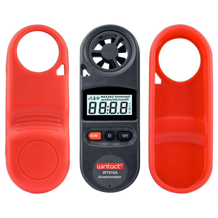Anemometro termometro digitale Wintact WT816A
