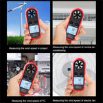 Anemometro termometro digitale Wintact WT816